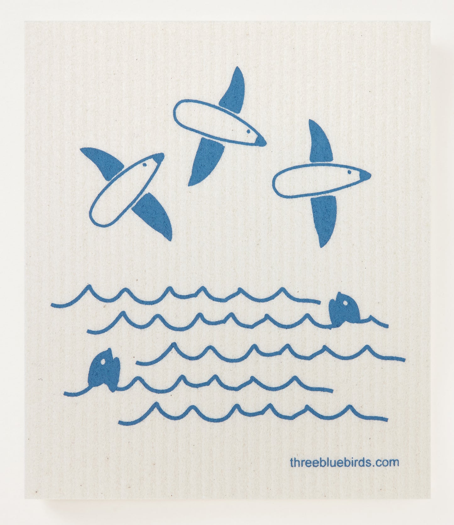 By the Sea Swedish Dishcloth