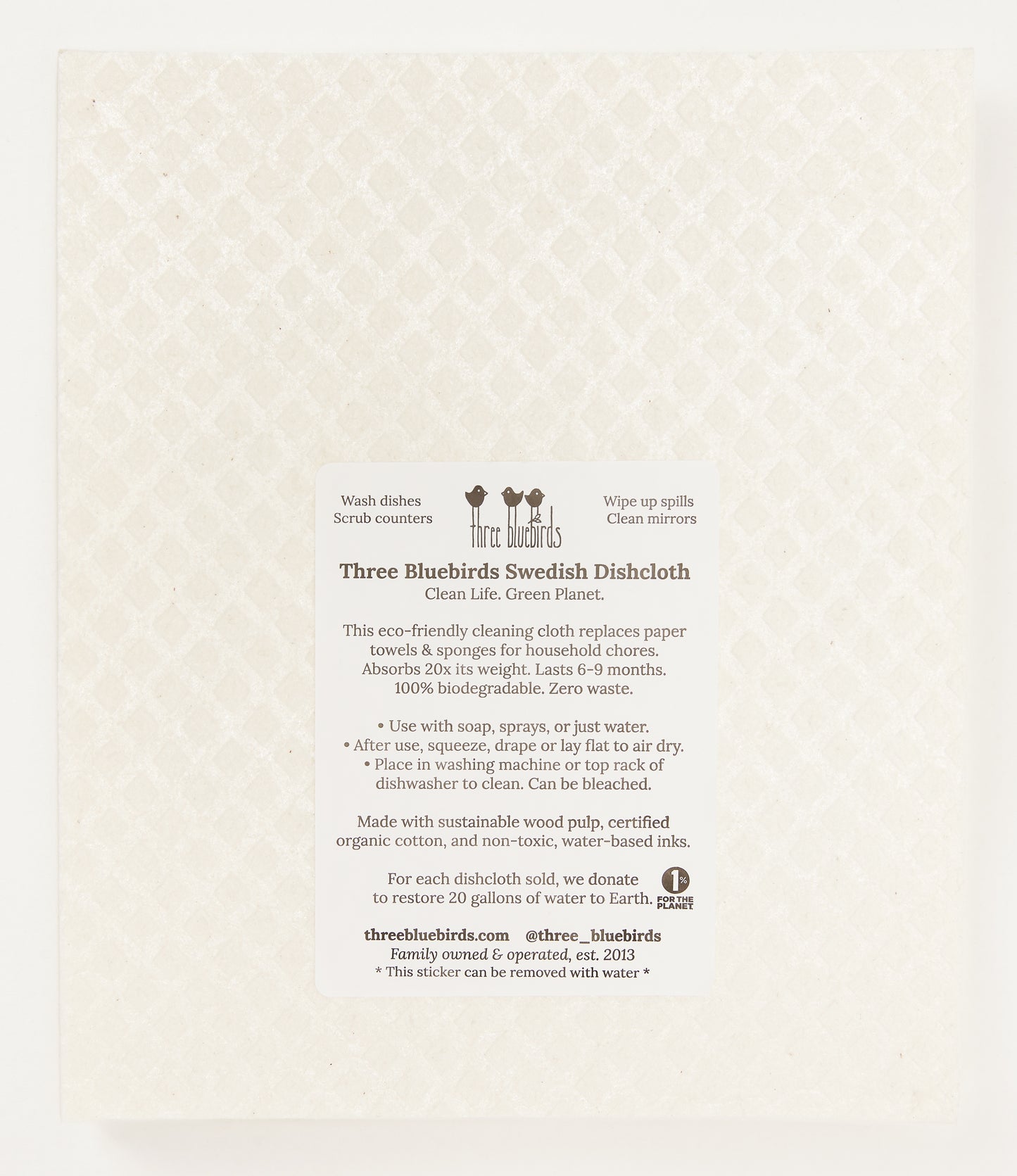 Herbs Swedish Dishcloth
