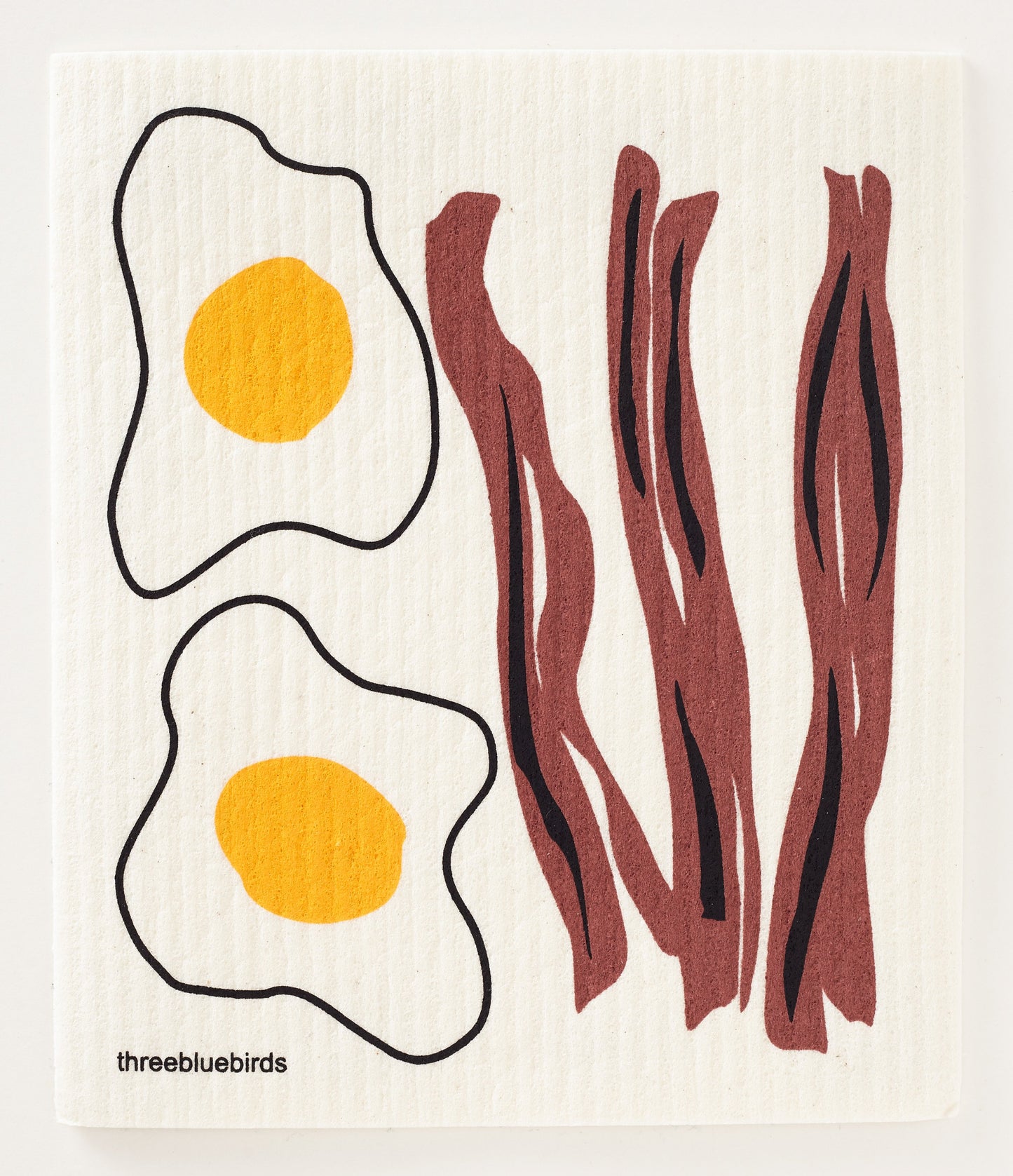 Bacon & Eggs Swedish Dishcloth