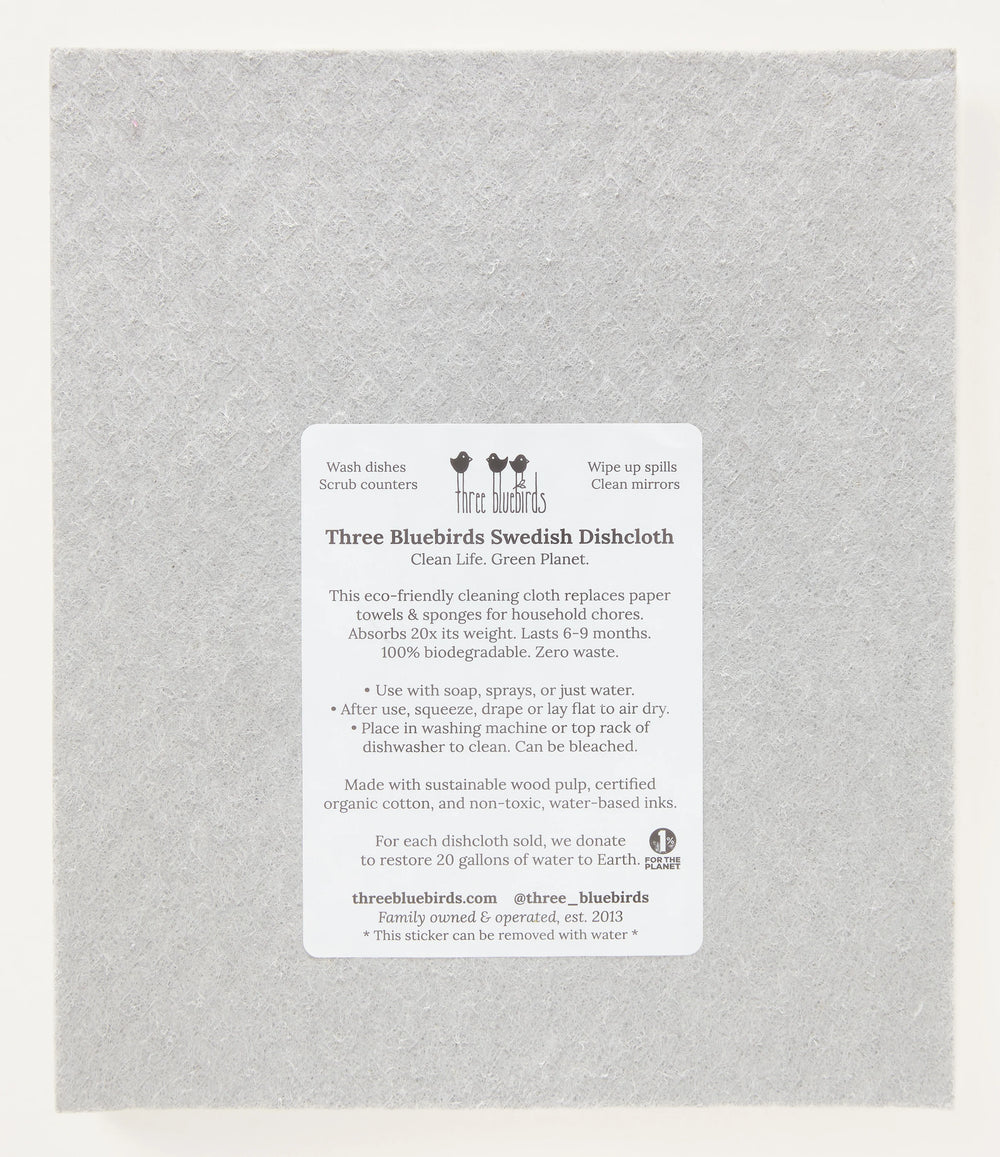 Three Bluebirds Dishcloth - Thumbnail 2