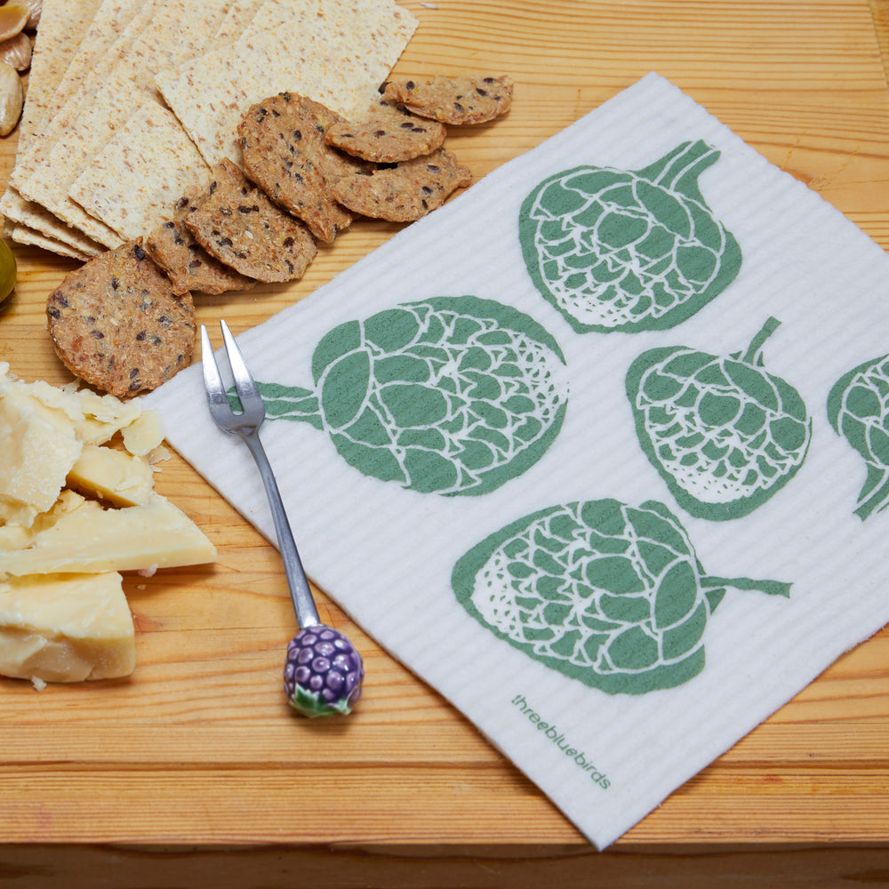 Artichokes Swedish Dishcloth