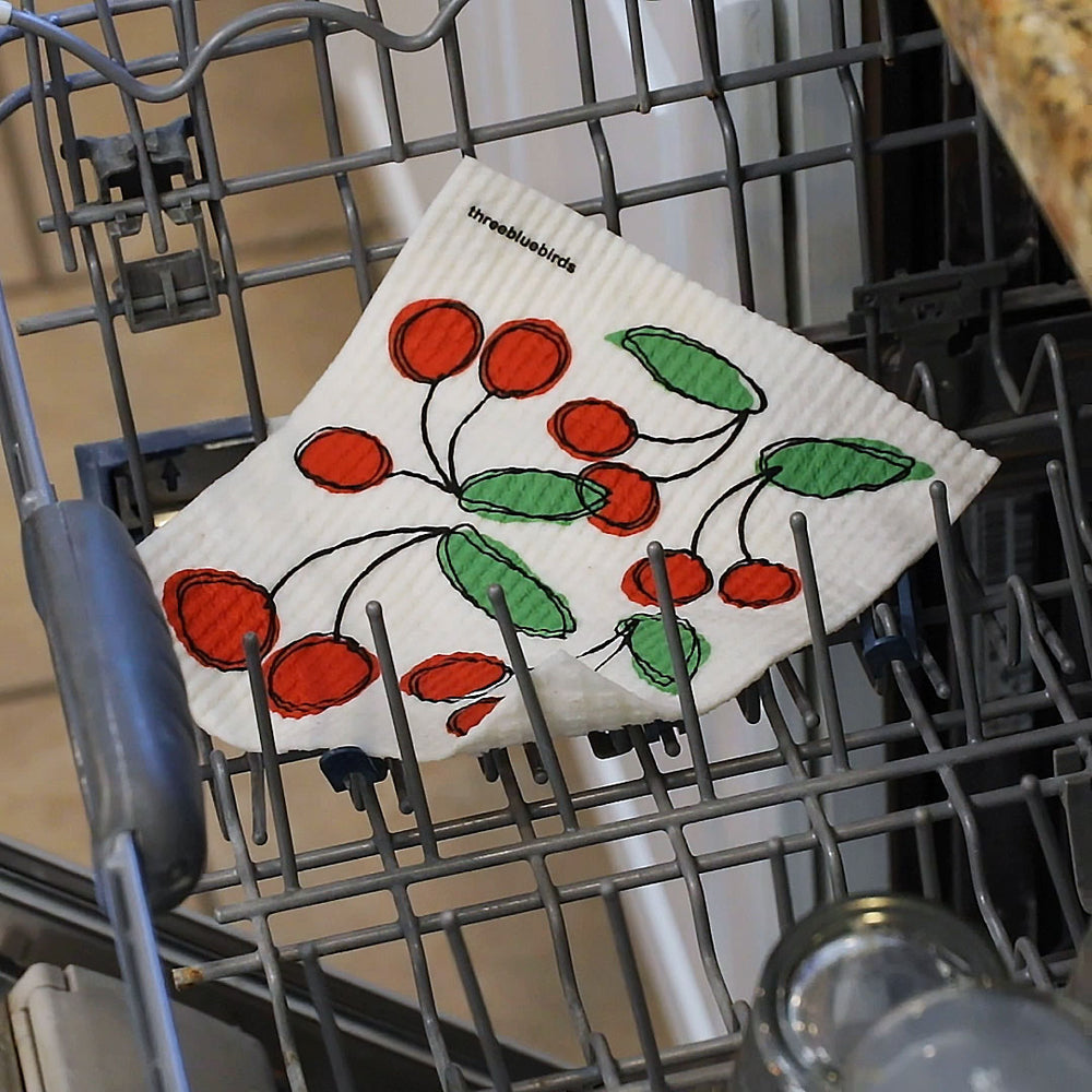 
                  
                    Cherries Swedish Dishcloth
                  
                