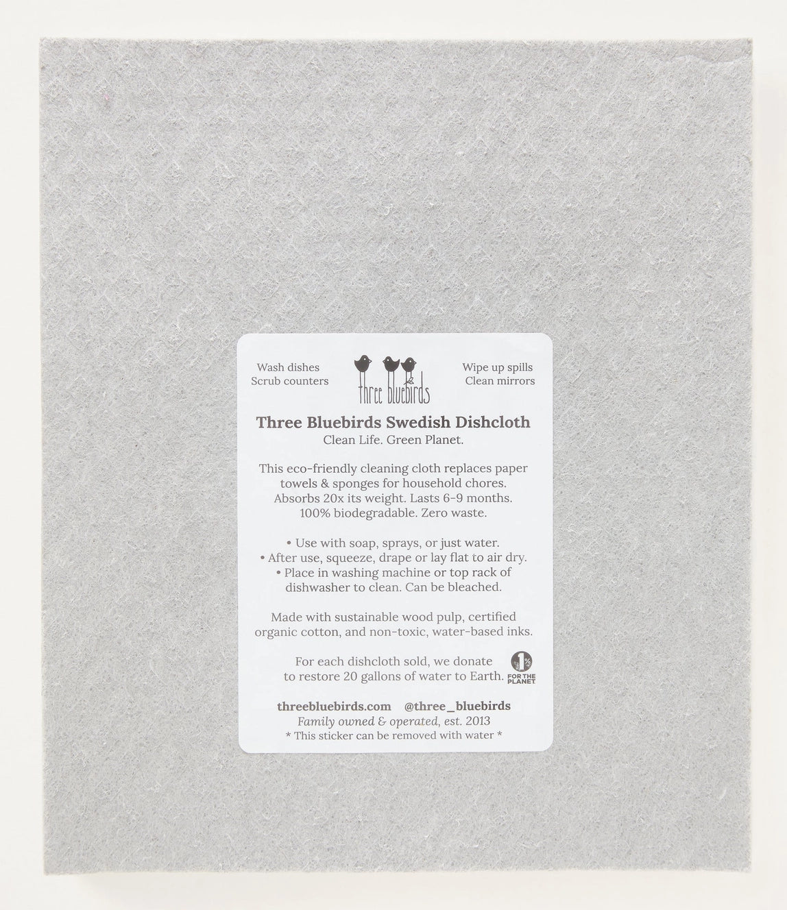 
                  
                    Chic Chickens on Grey Swedish Dishcloth
                  
                