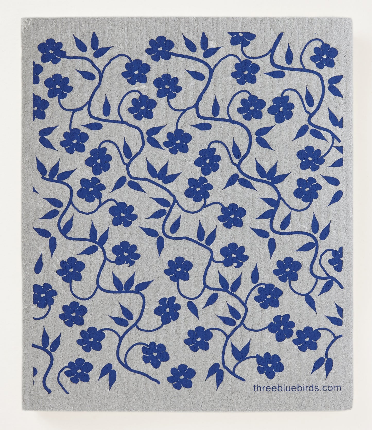 
                  
                    Navy Vines on Grey Swedish Dishcloth
                  
                