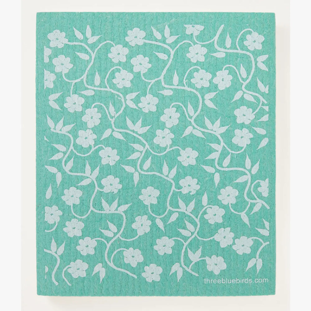 Three Bluebirds Swedish Dishcloth - Thumbnail 2