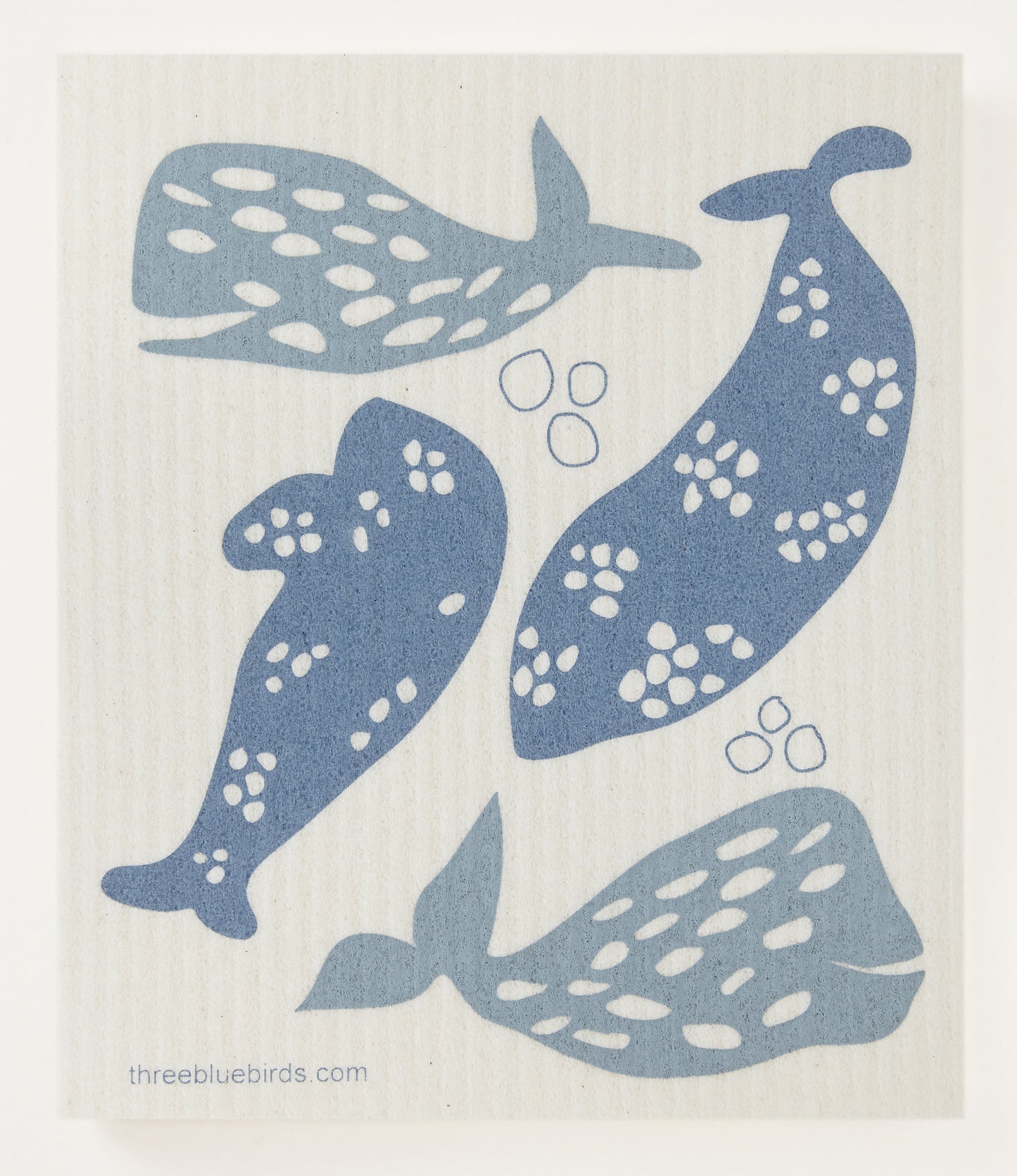 Whales Swedish Dishcloth