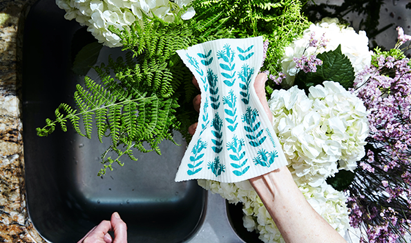 Swedish Dishcloths replace sponges & paper towels. US designed