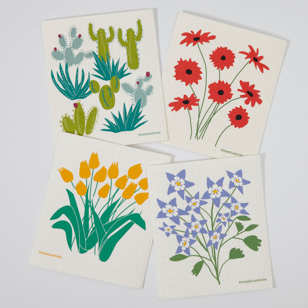 Summer Botanicals Bundle Swedish Dishcloths