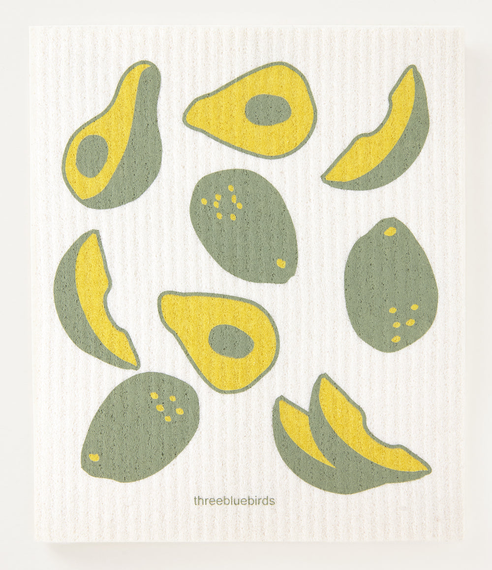 Avocados Swedish Dishcloth