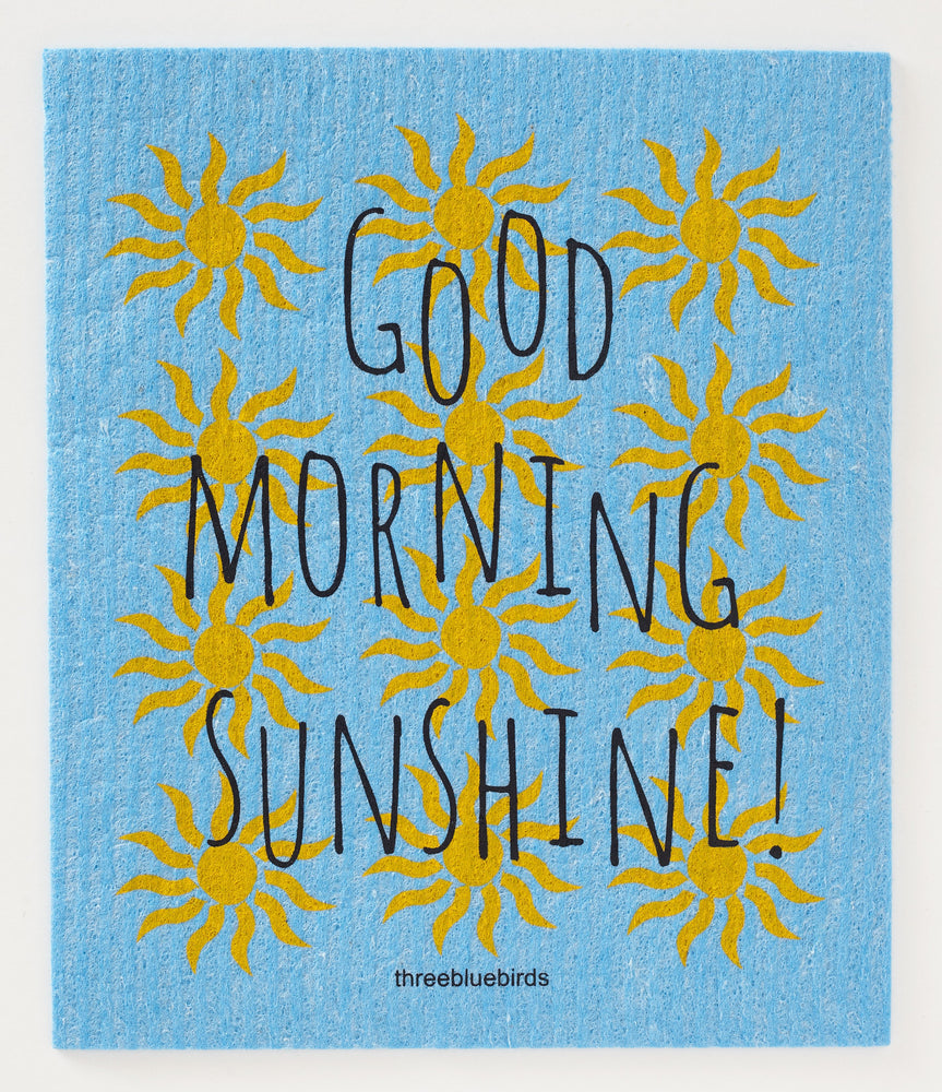 
                  
                    Good Morning Sunshine! on Blue Swedish Dishcloth
                  
                