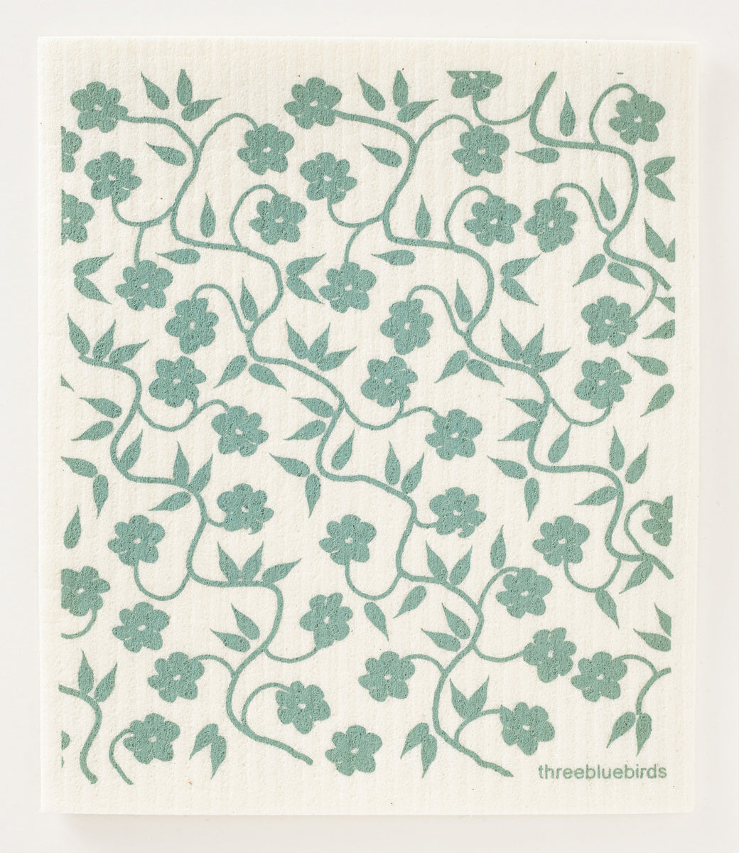 Moss Vines Swedish Dishcloth