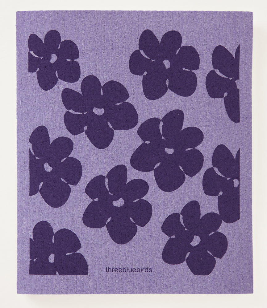 
                  
                    Violet Flower Power Swedish Dishcloth
                  
                